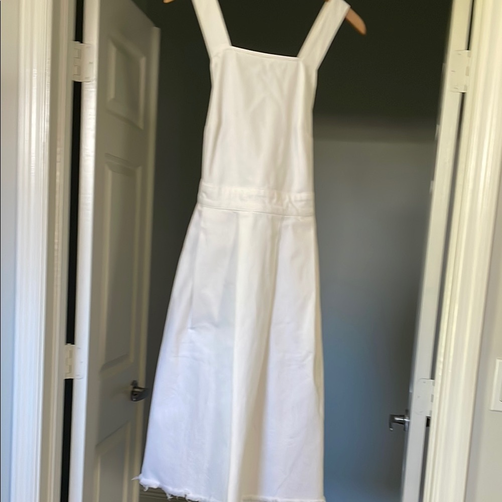 ASOS Denim White Sleeveless Dress | 12